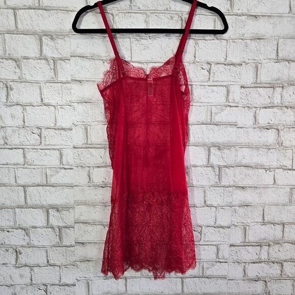b.temptd red teddy nightgown - Picture 1 of 14